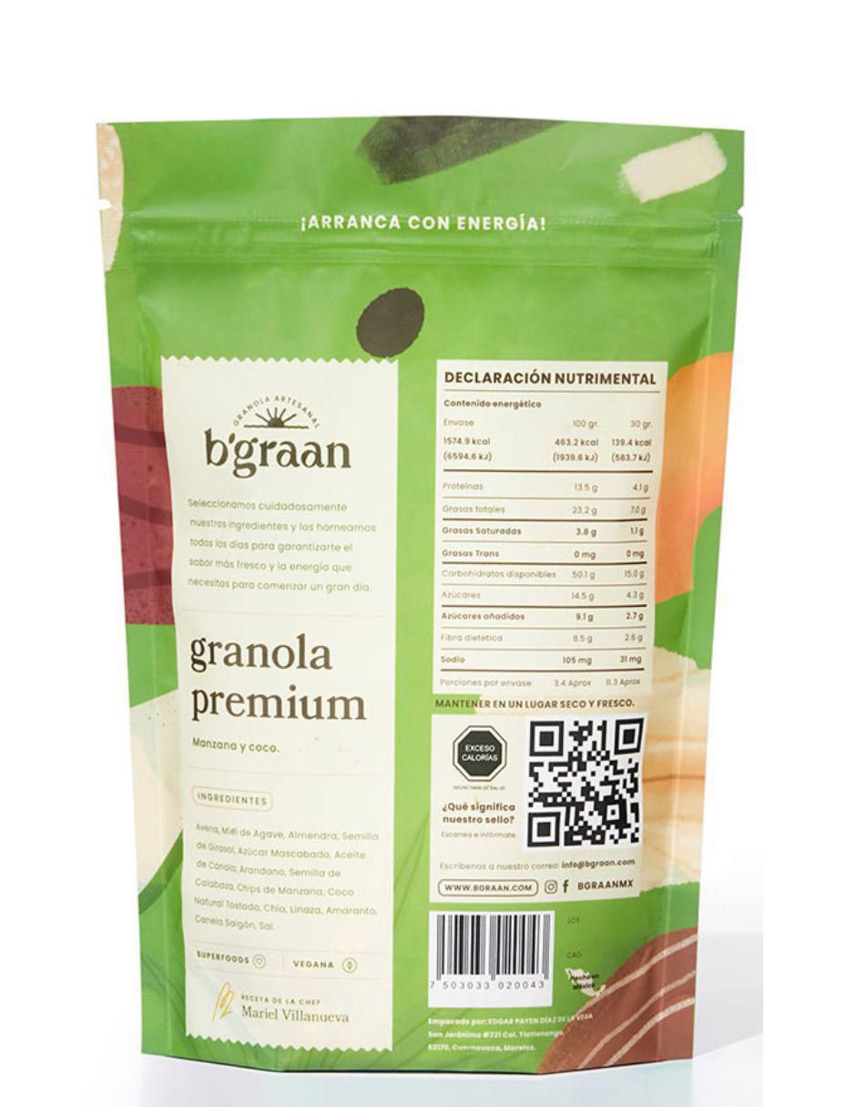Cereal de granola premium 340 g B'graan 2