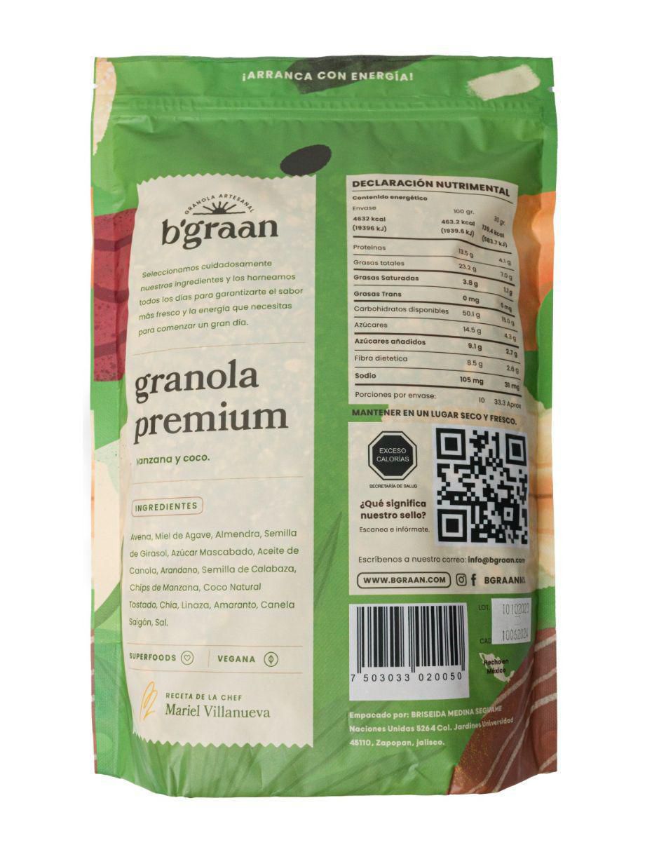 Cereal de Granola Premium 1 kg 2
