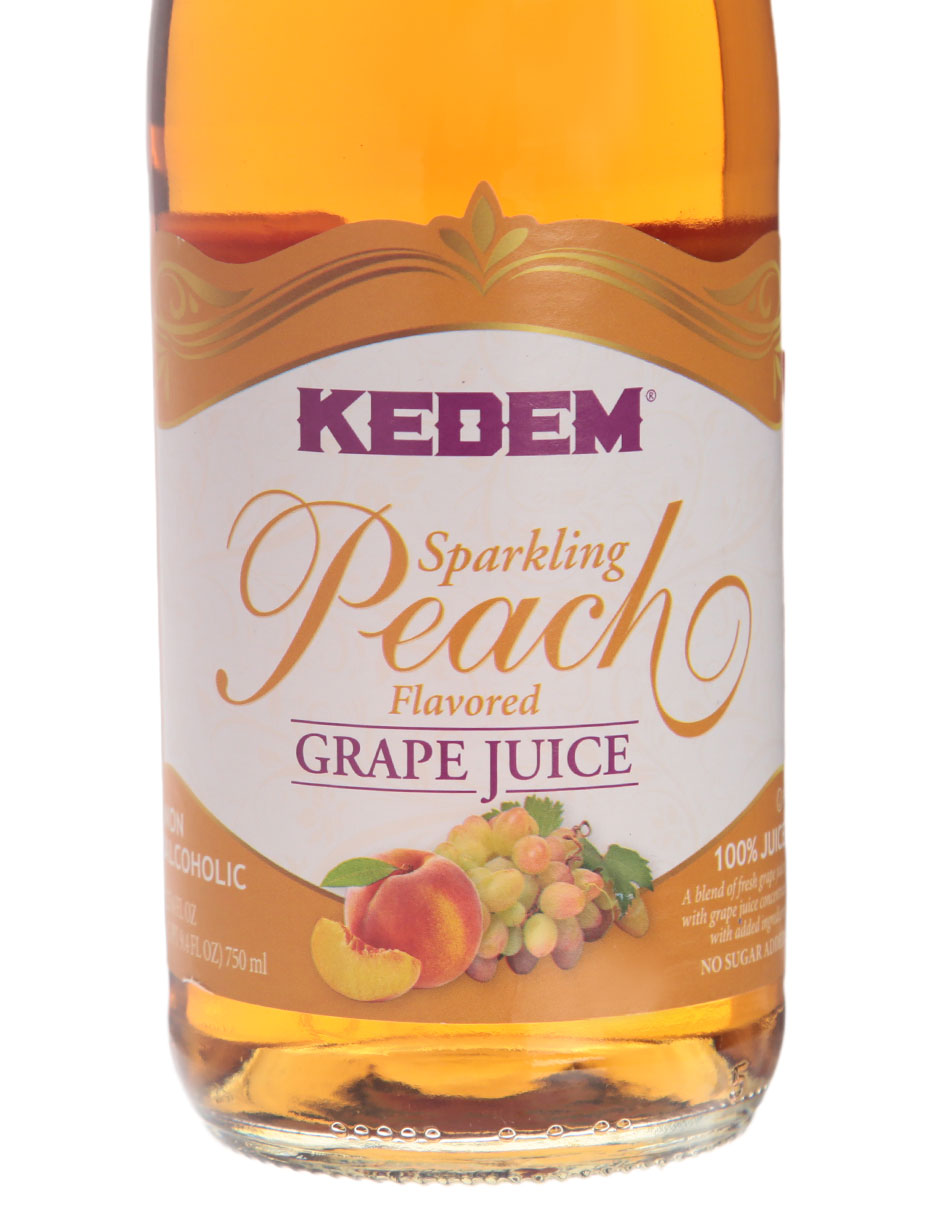 Jugo espumoso Sparkling Peach Flavored sabor uva 750 ml 2