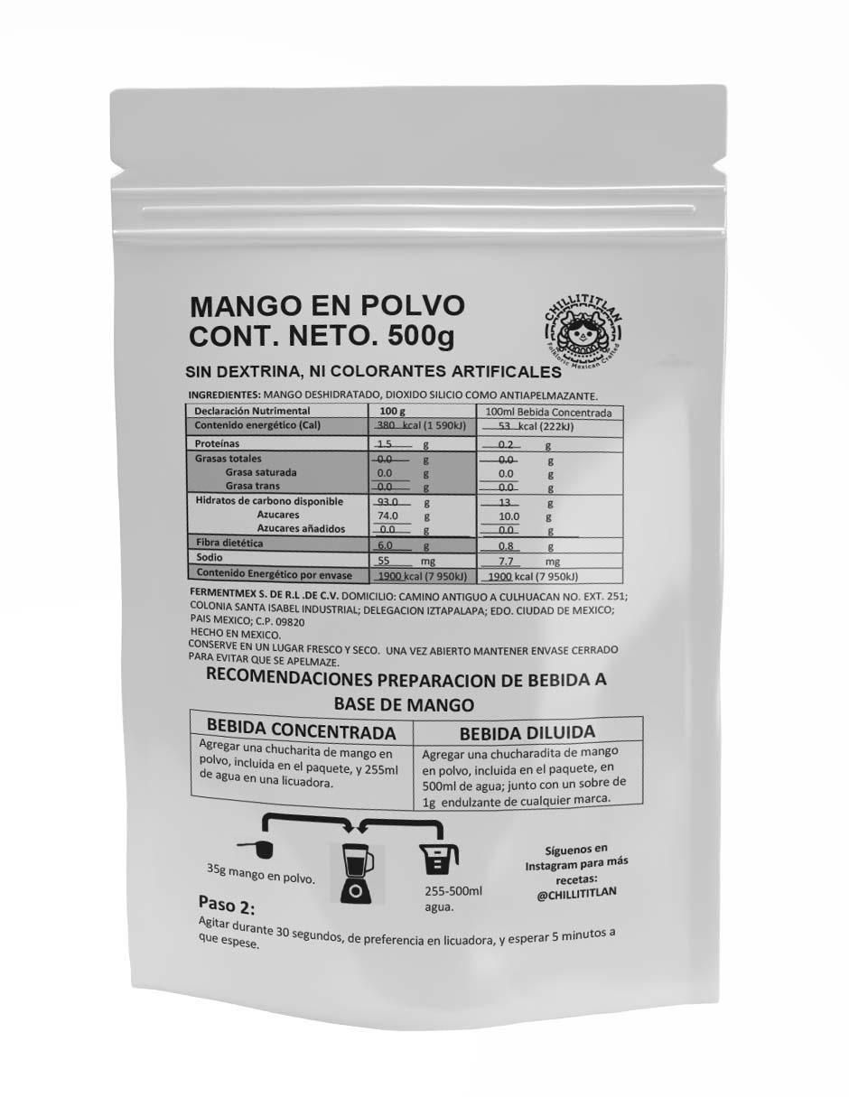Bebida en polvo de mango 500g 2