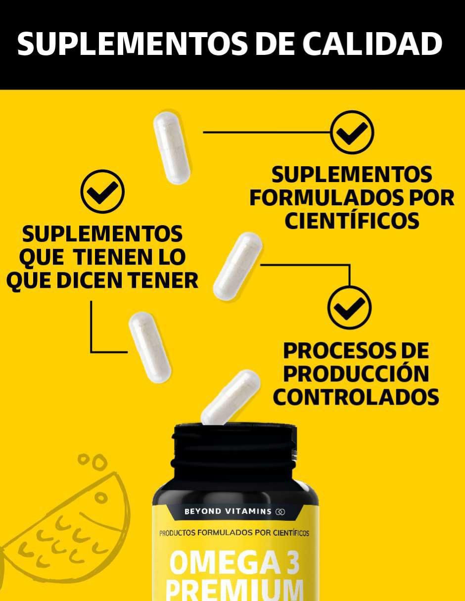 Omega 3 Ultra Puro aceite de pescado sabor natural de 60 cápsulas 5