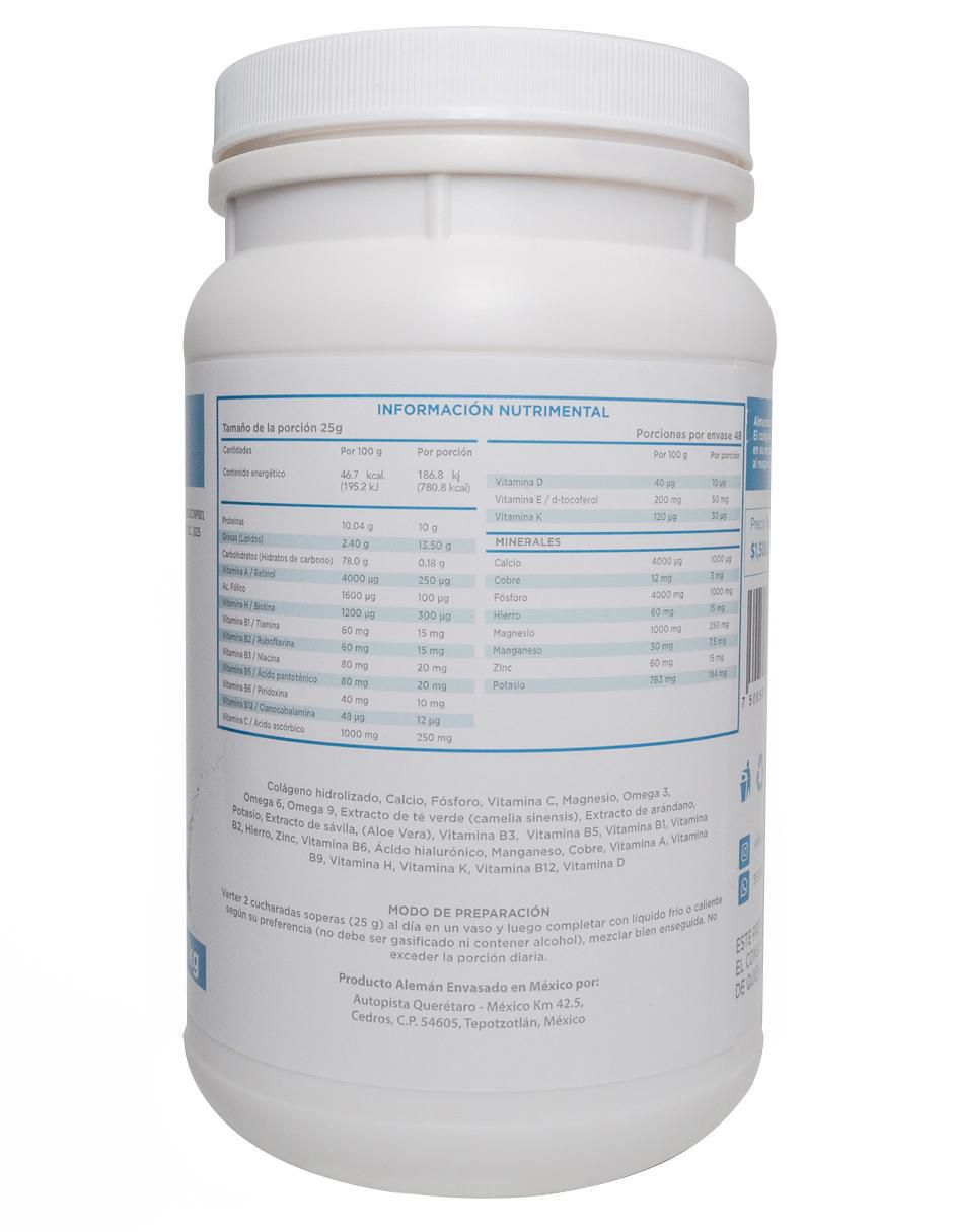 Colágeno hidrolizado arándano- té verde 1200 g sabor arándano de 1.2 kg 2