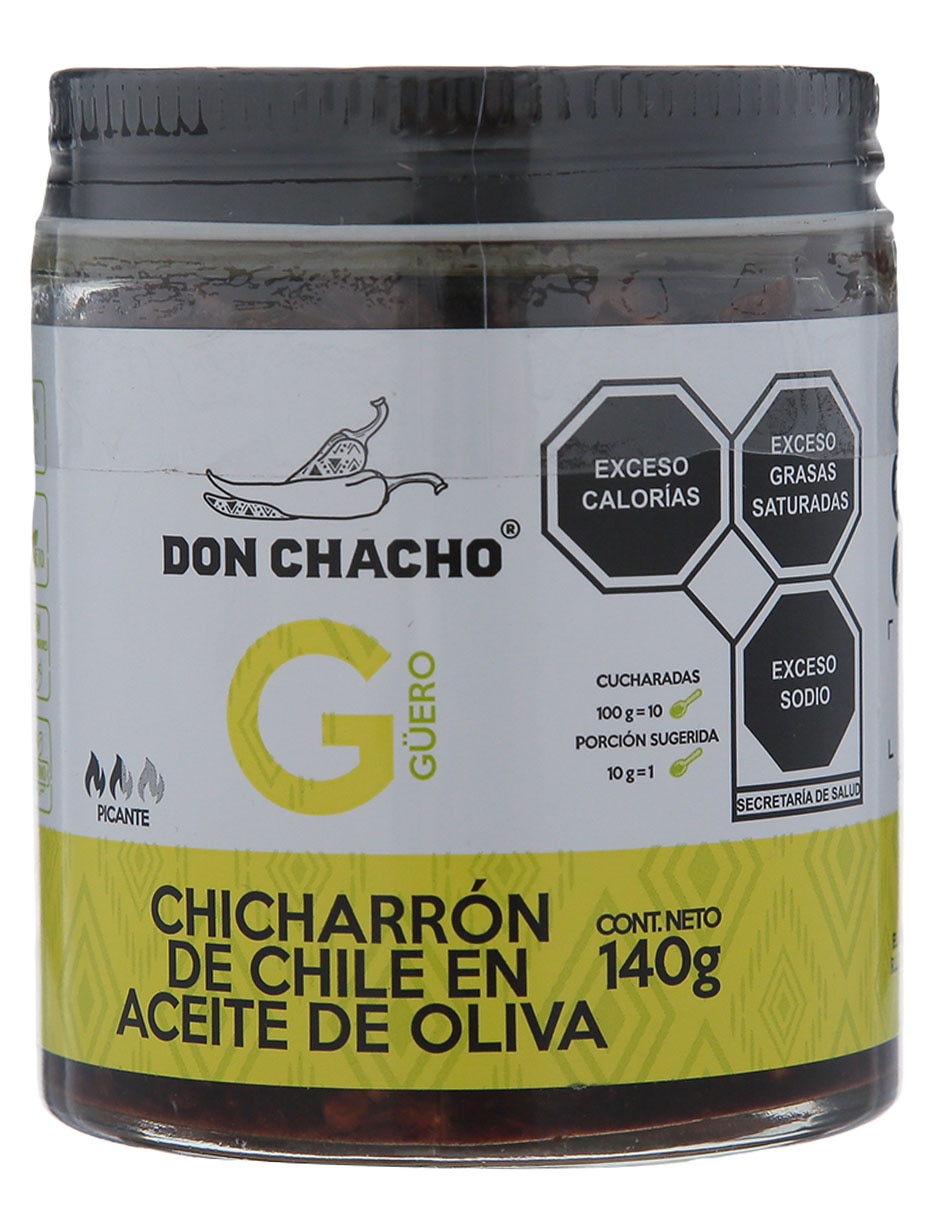 Chicharrón de serrano sabor chile güero