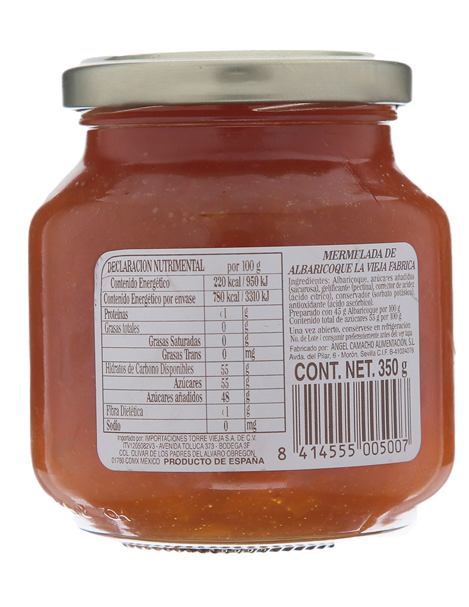 Mermelada de albaricoque La Vieja Fabrica 350 g 2