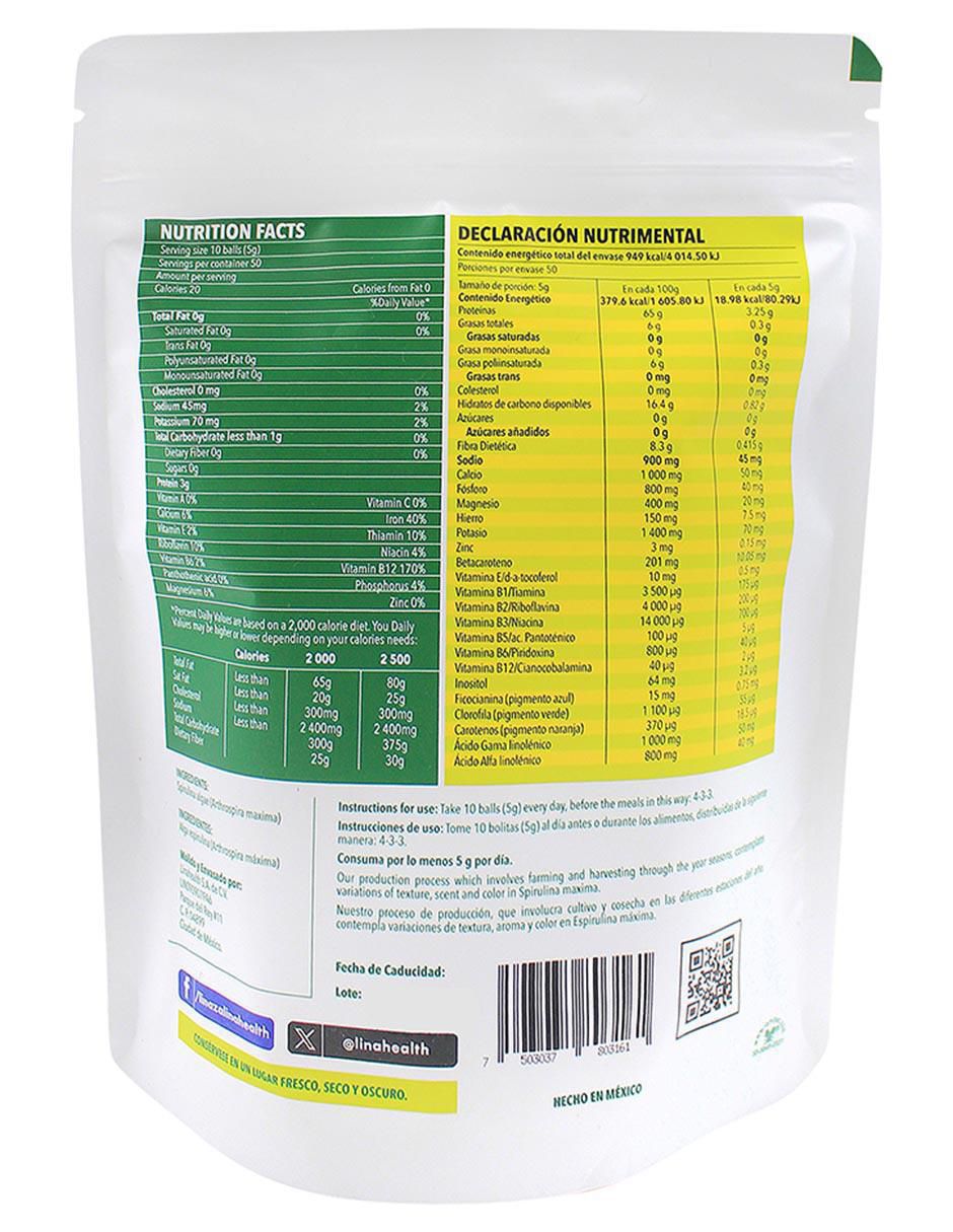 Espirulina 250 g 3