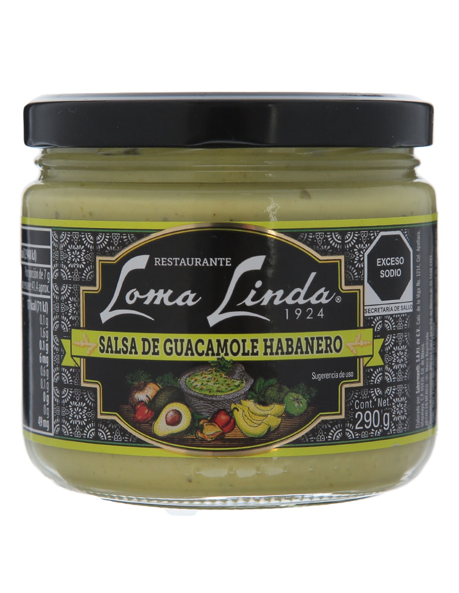 Salsa guacamole habanero Restaurante Loma Linda Salsa guacamole habanero Restaurante Loma Linda