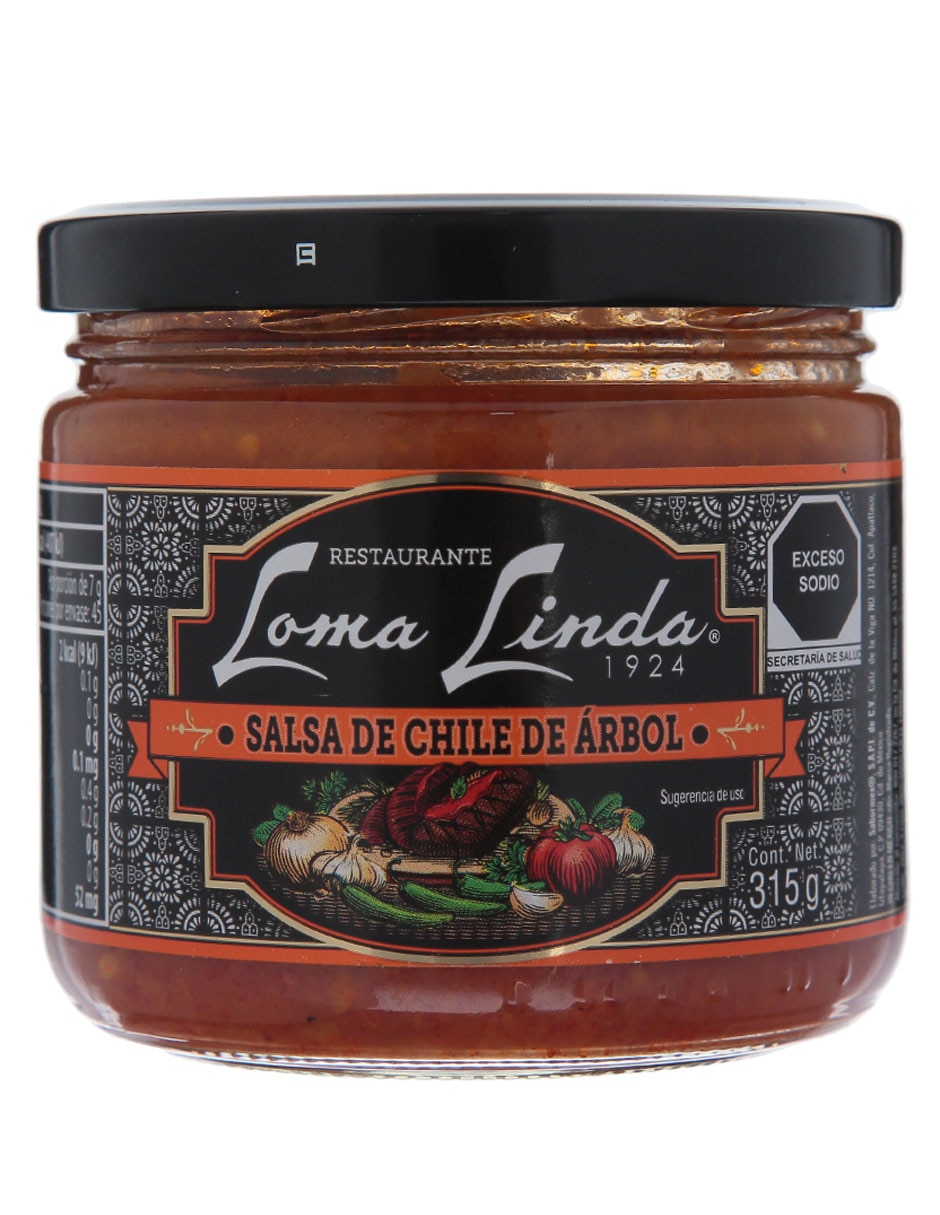 Salsa sabor chile de árbol