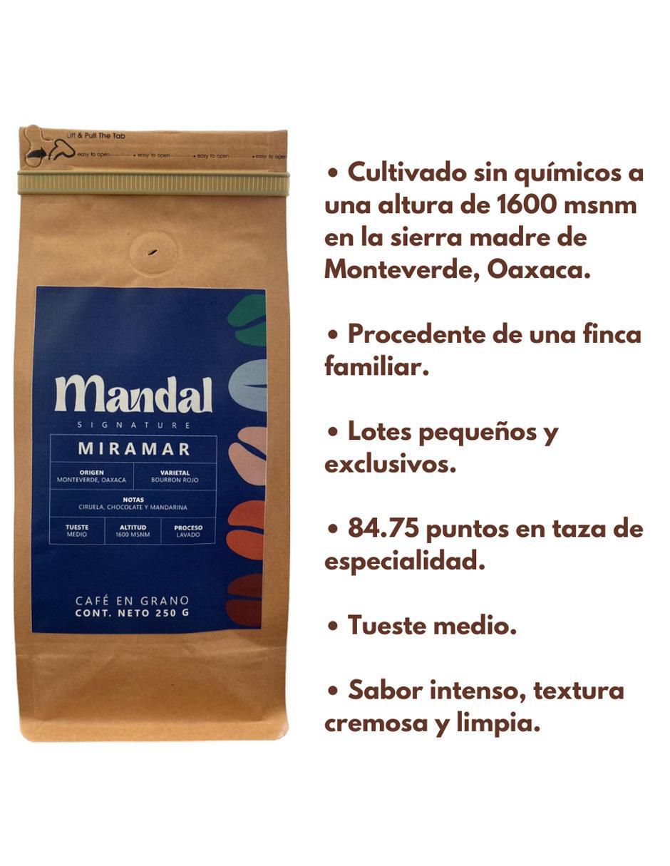 Café de grano sabor chocolate de Oaxaca Miramar 750 g 3
