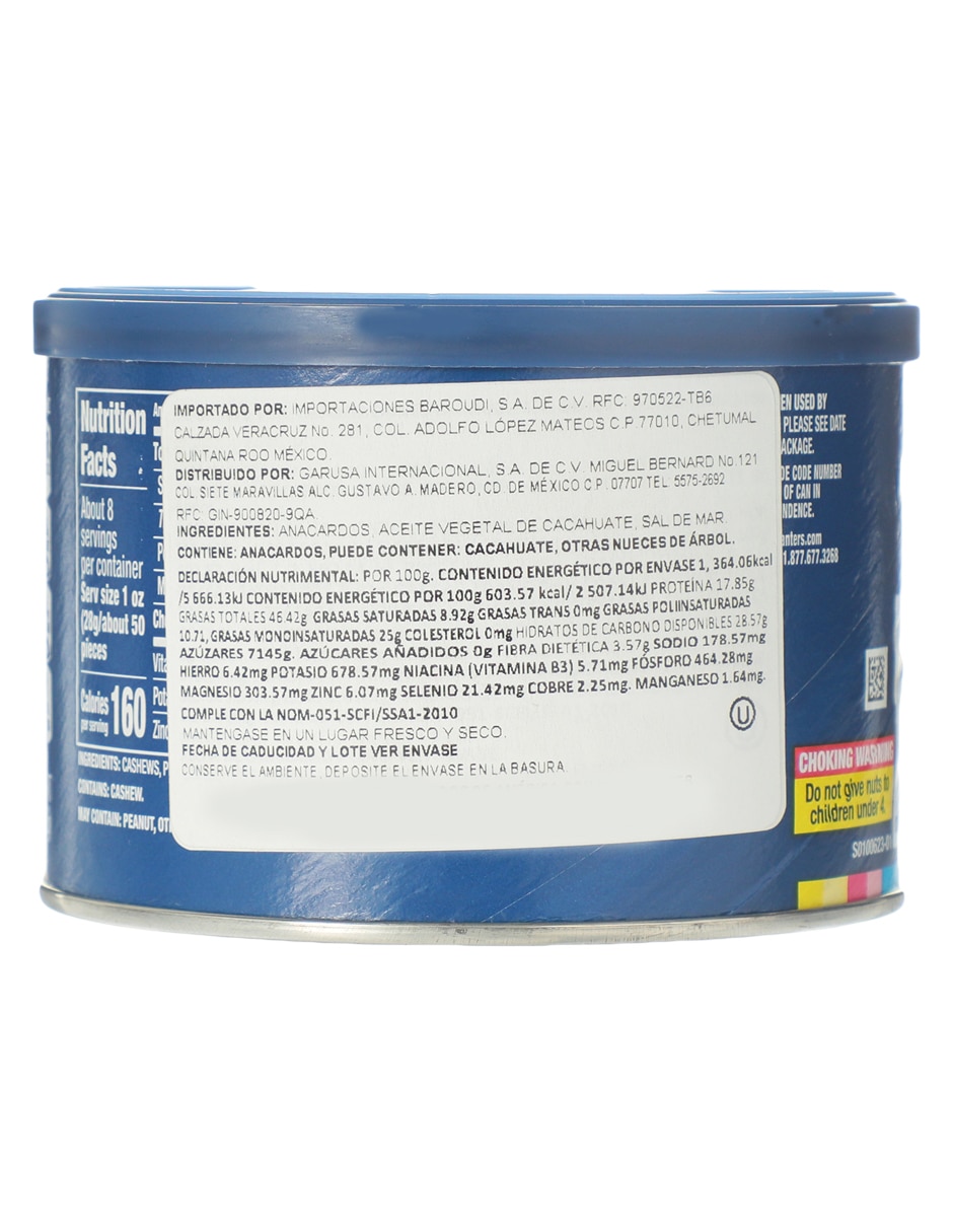 Lightly salted cashew halves & pieces 226 g 3