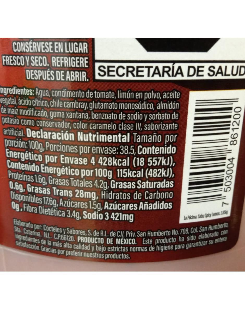Salsa sabor limón 3
