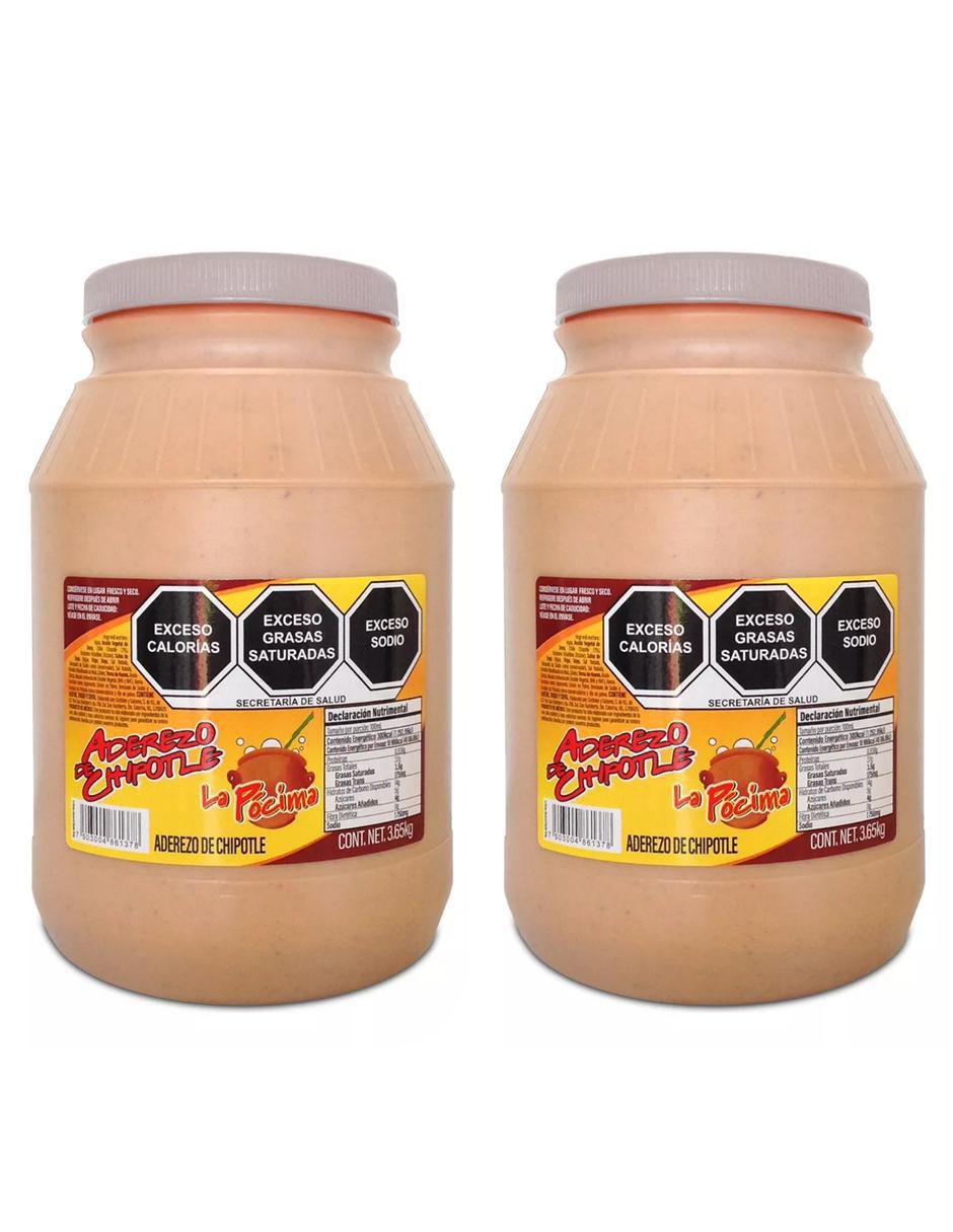 Set aderezo sabor chipotle
