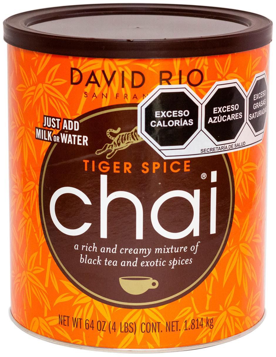 Bebida en polvo Tiger Spice de Chai 1.814 kg Bebida en polvo Tiger Spice de Chai 1.814 kg