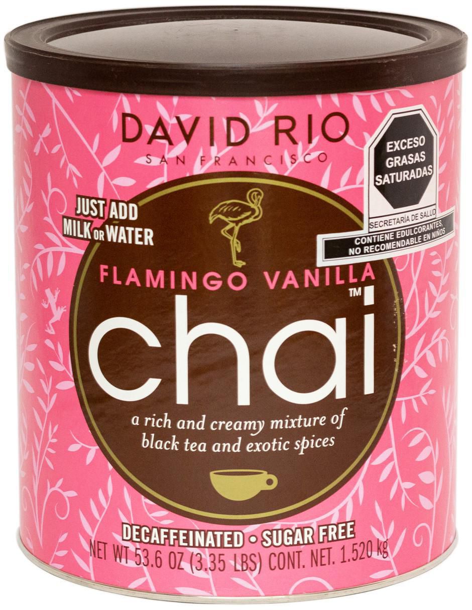 Bebida en polvo Flamingo Vanilla de chai 1.520 kg