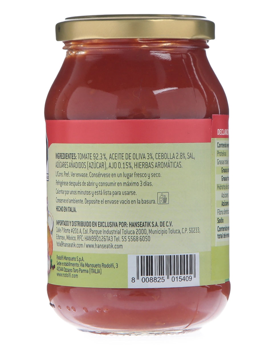 Salsa de tomate Aromatizada Sugo alla Napoletana 2