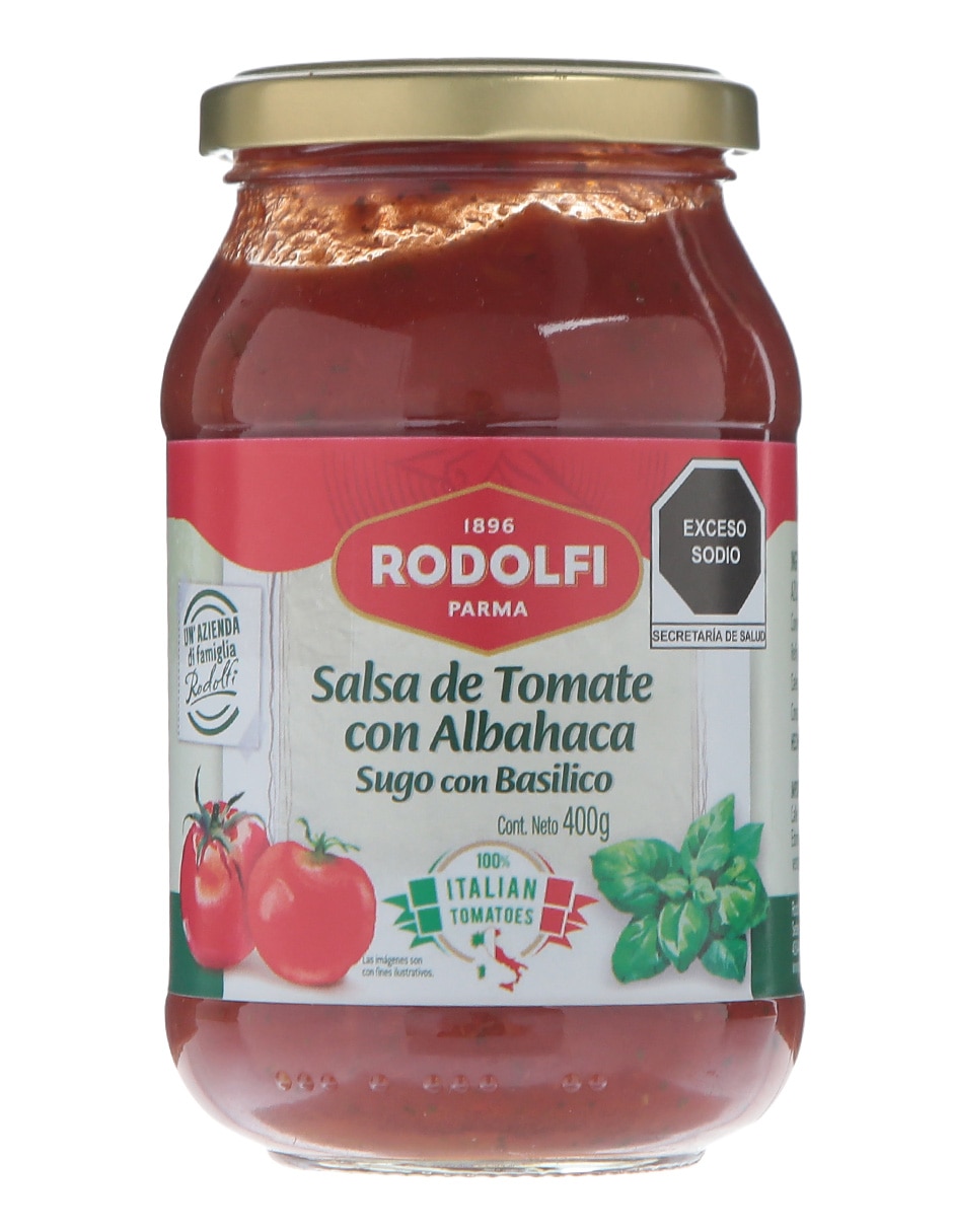 Salsa de tomate Con Albahaca Sugo con Basilico