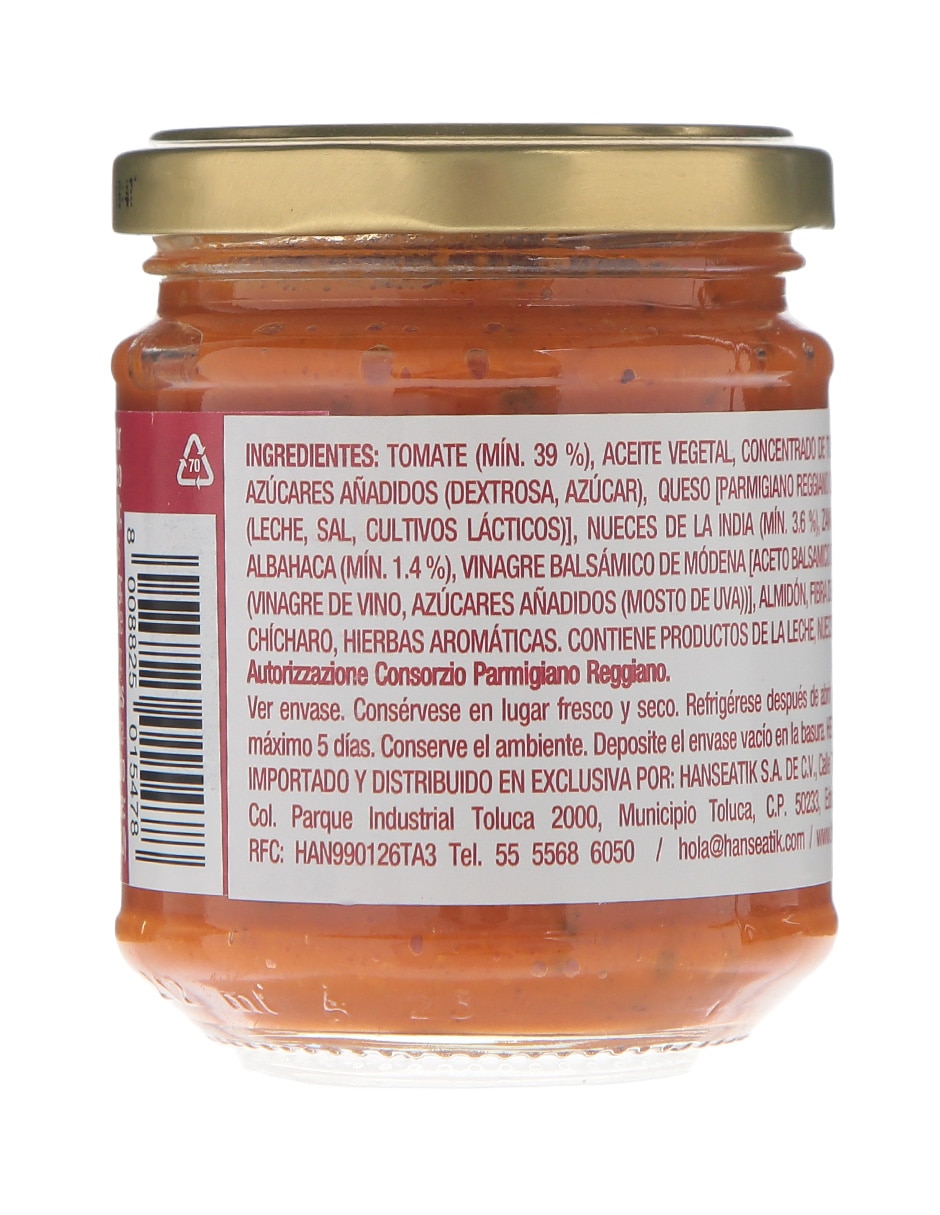 Salsa pesto sabor tomate y albahaca 2
