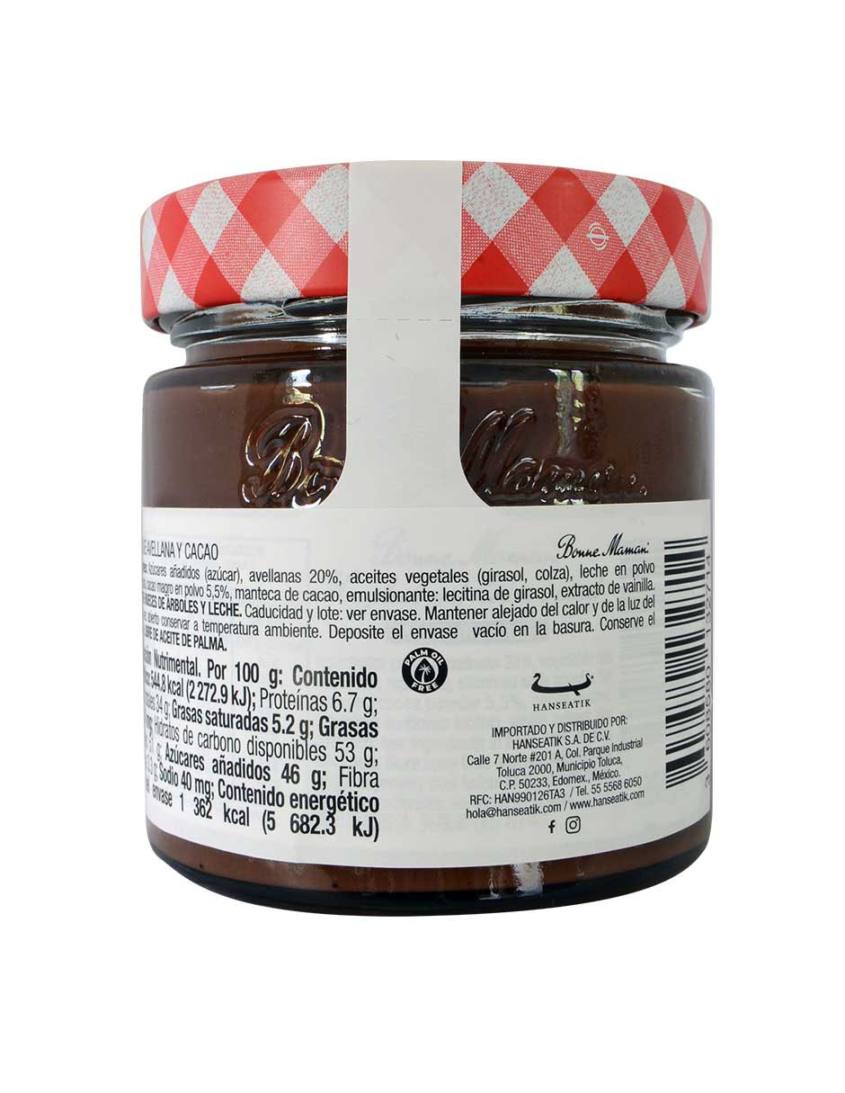 Crema de avellana de cocoa 250 g 2