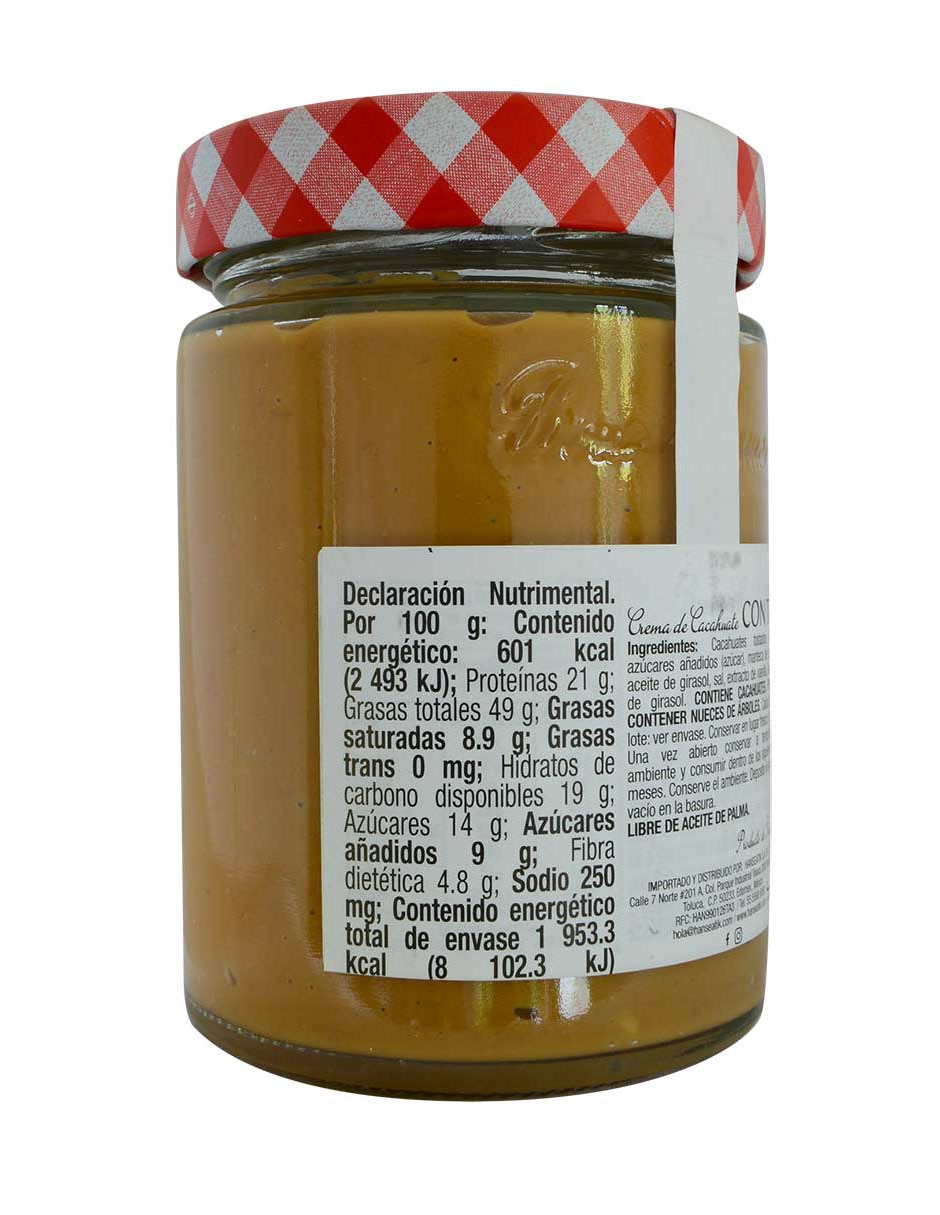 Crema de cacahuate 325 g 2