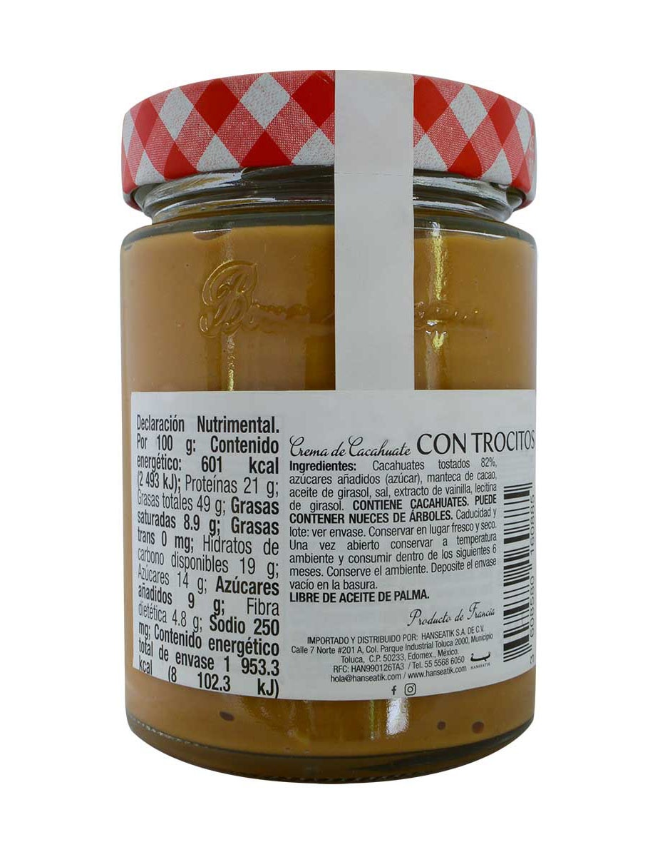 Crema de cacahuate 325 g 4