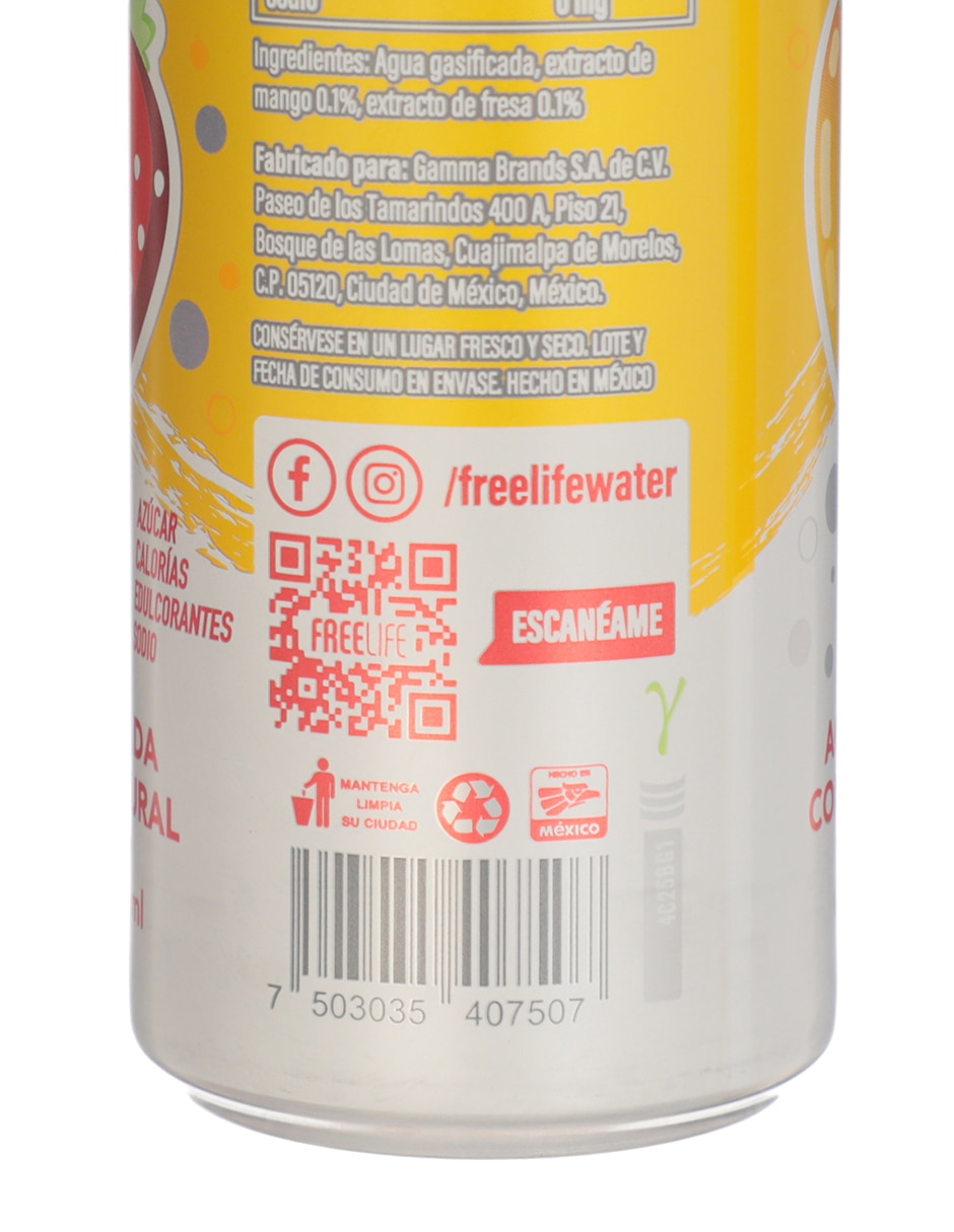 Bebida Carbonatada Frelife Life 3