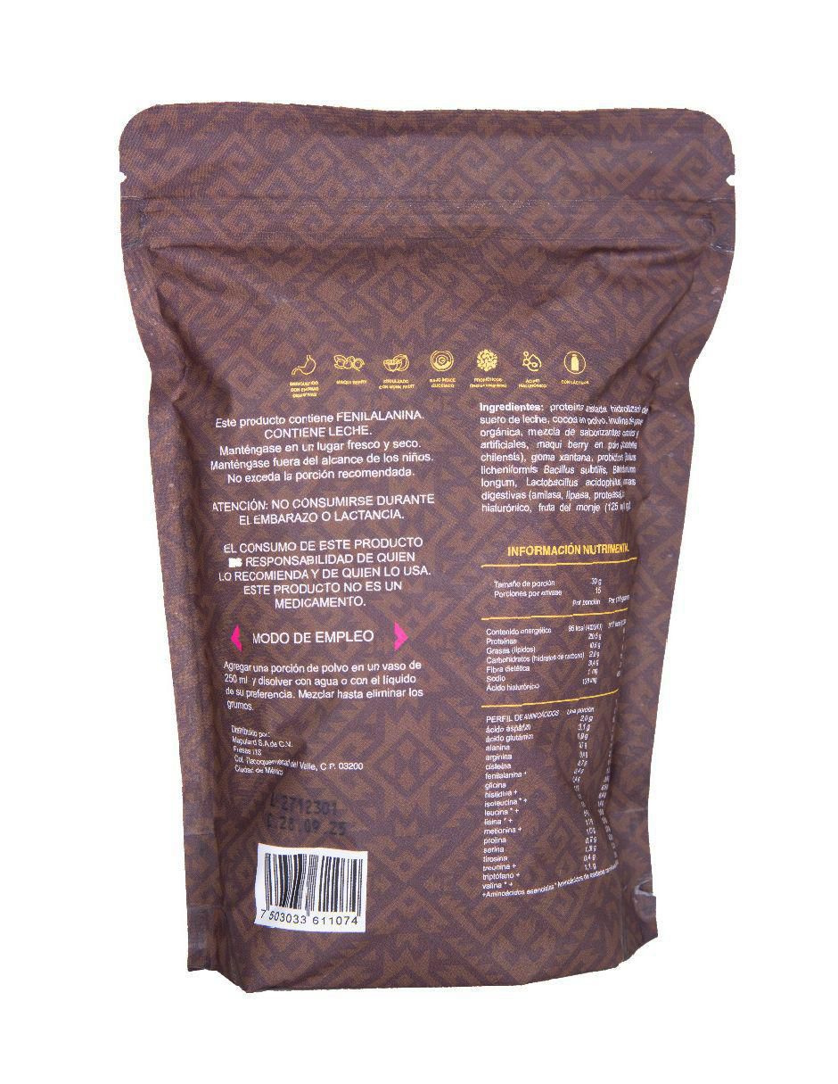 Bebida en polvo Mawün de chocolate 450 g 3