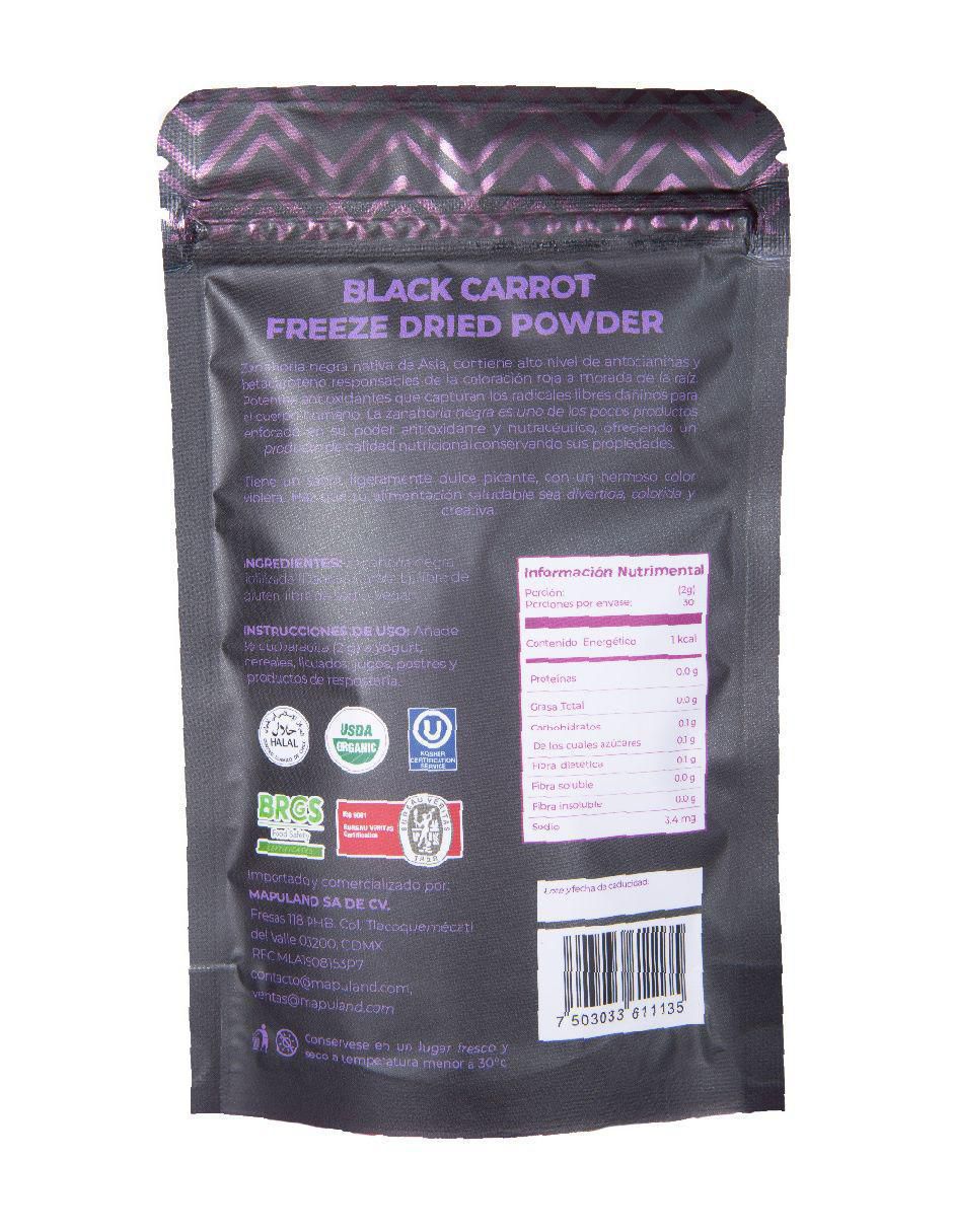 Bebida en polvo de zanahoria negra 60 g 3