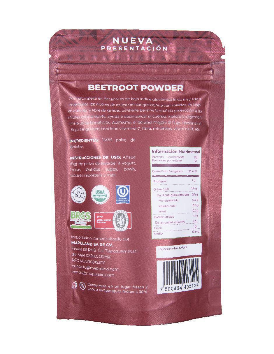 Bebida en polvo de betabel 60 g 3