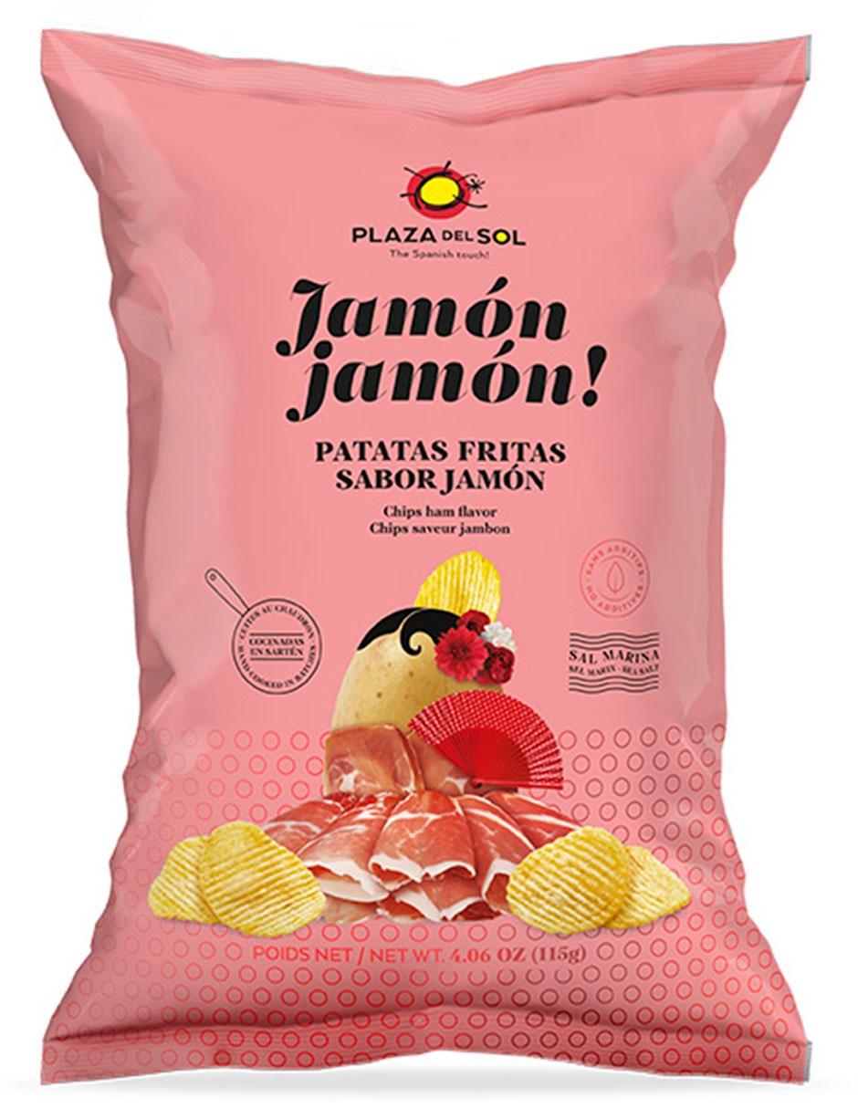 Jamón jamón! patatas fritas 115 g