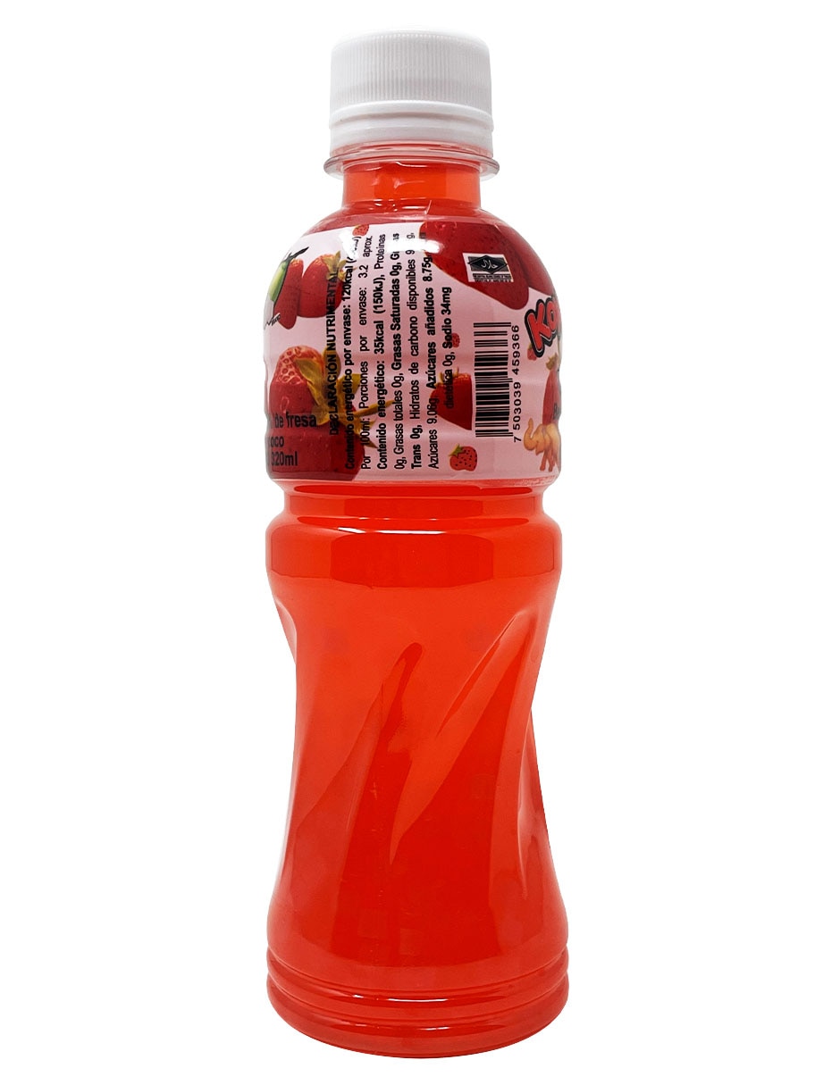 Bebida saborizada sabor Fresa y coco 3