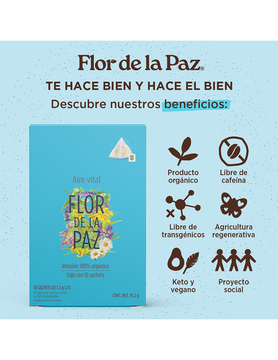 Té diferentes sabores en flores y frutas deshidratadas 19.2 g 6