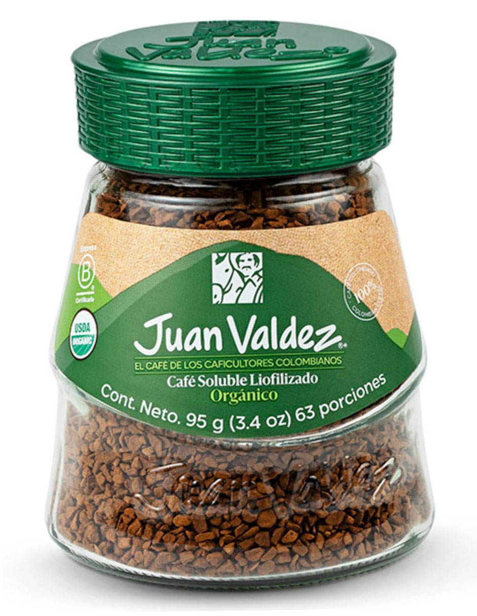 Café liofilizado sabor natural de Colombia Orgánico 95 g