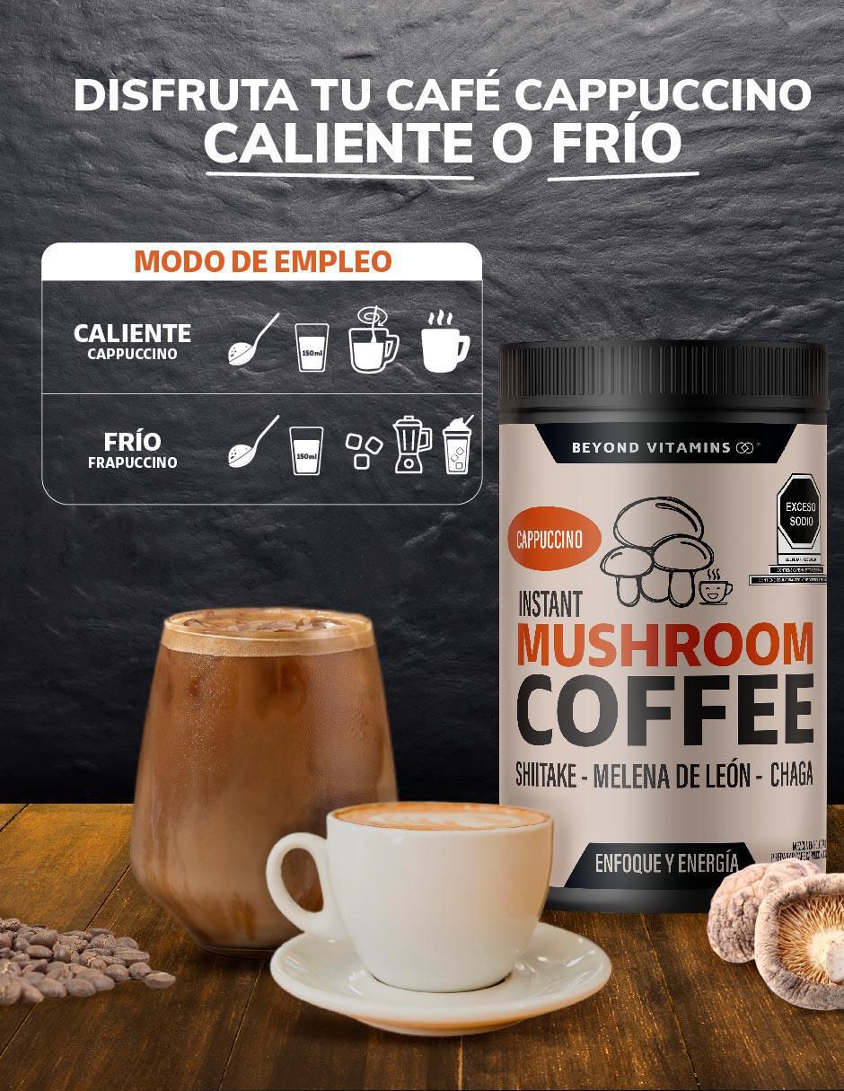 Café capuccino soluble sabor capuchino de México 256.5 g 6