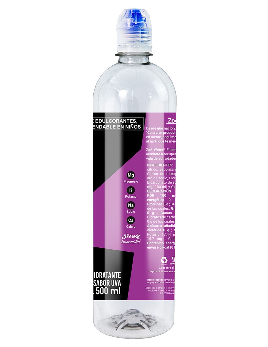 Agua alcalina sabor Uva 2