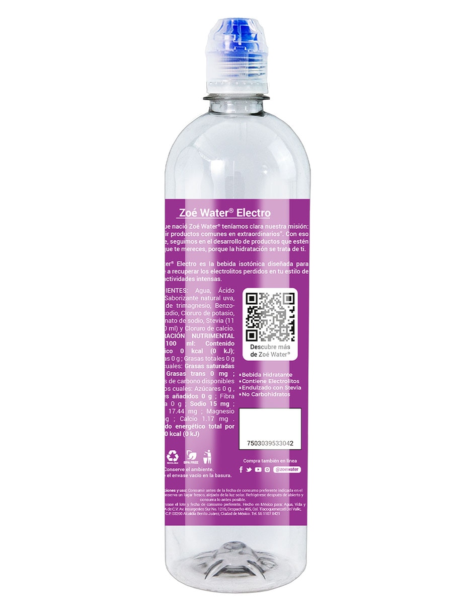Agua alcalina sabor Uva 3