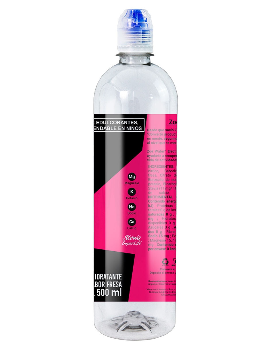 Agua natural sabor Fresa 2