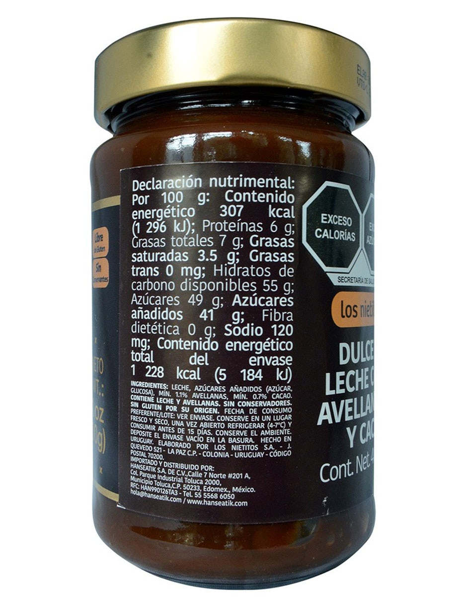 Dulce de leche de avellana 400 g 3