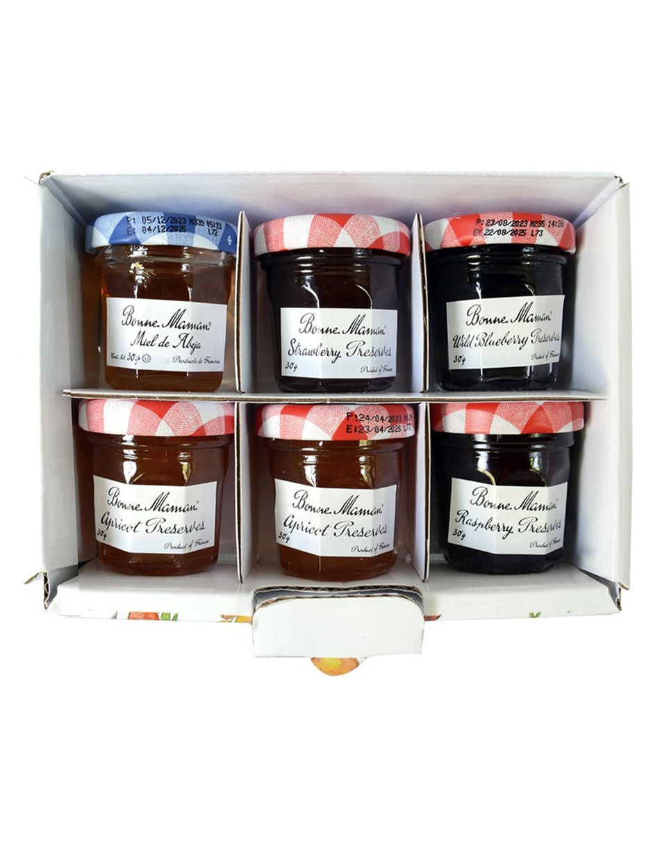 Set mermeladas de diferentes sabores 180 g