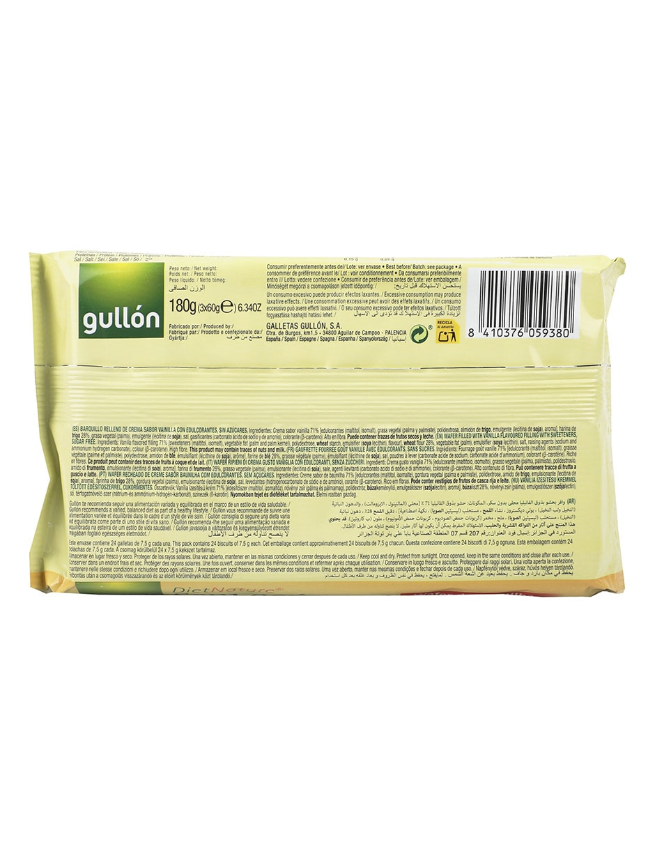 Galletas de vainilla Diet Nature 2