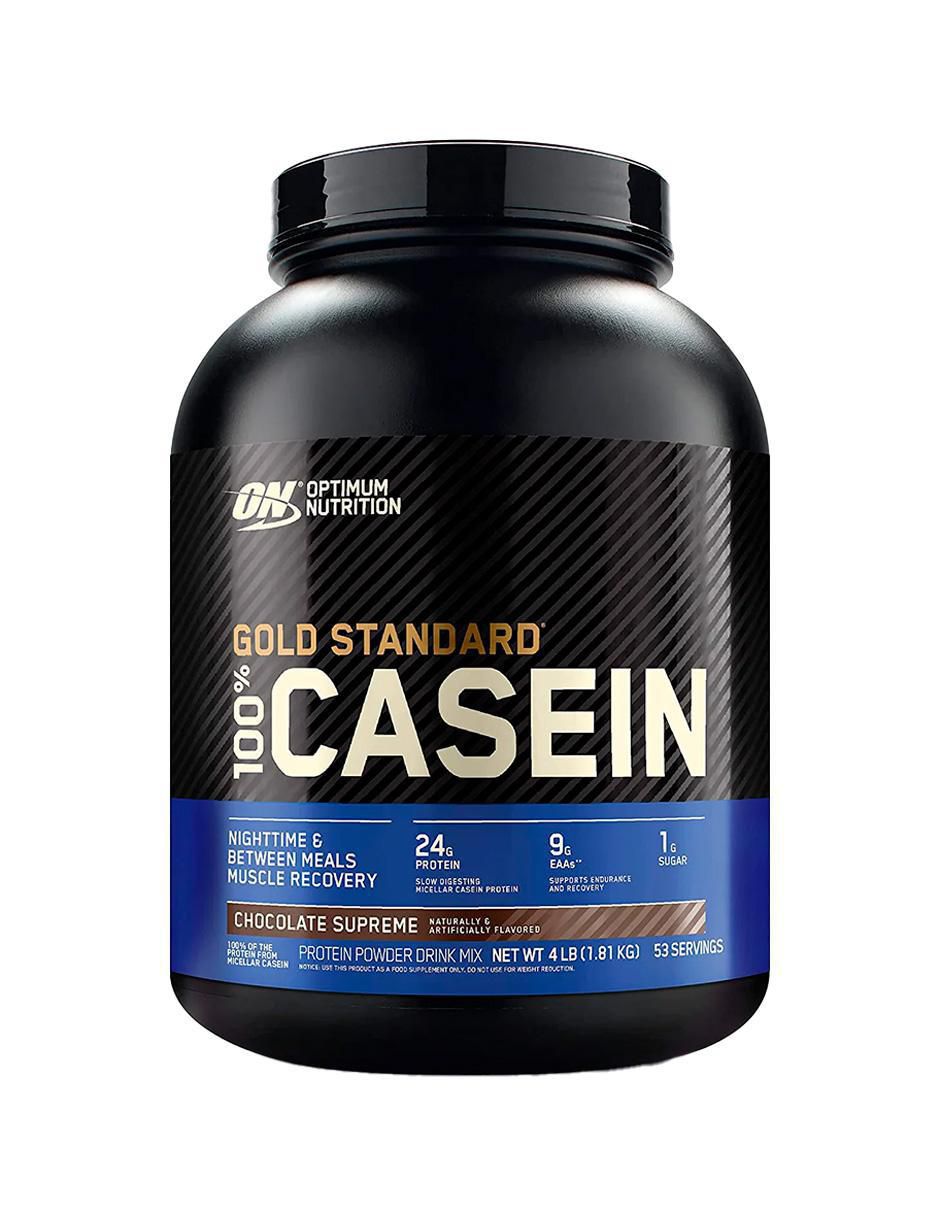 Gold Standard 100% Casein Optimum Nutrition con proteína de suero de leche sabor chocolate Gold Standard 100% Casein Optimum Nutrition con proteína de suero de leche sabor chocolate