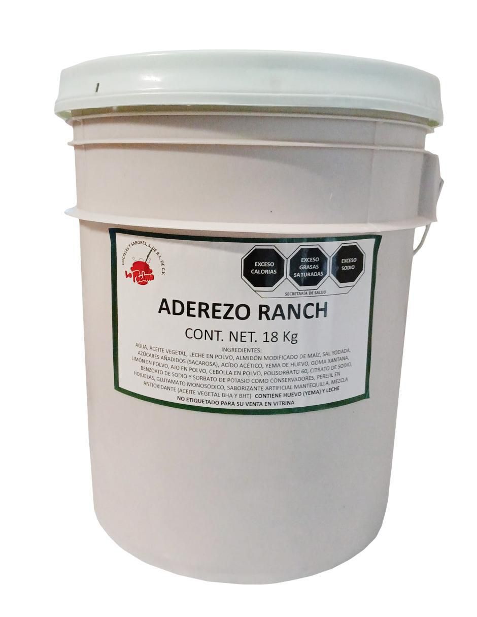 Aderezo sabor ranch