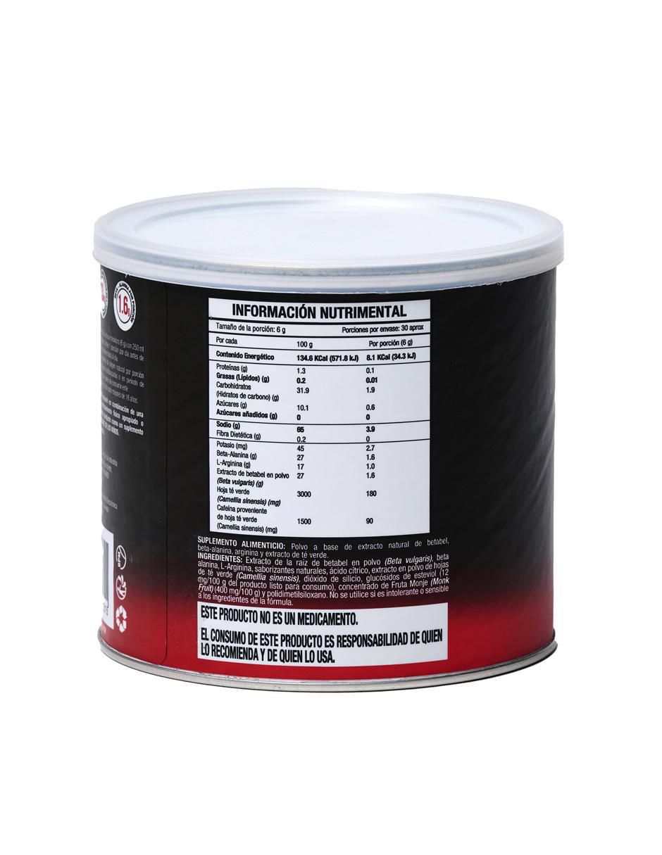 Firenox Pre Entreno con cafeína sabor ponche 3