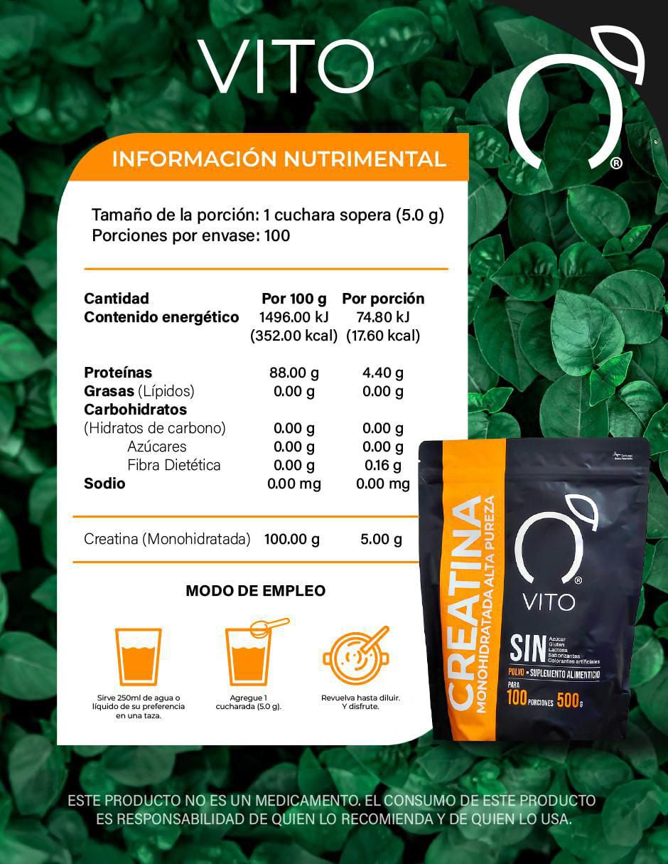 Creatina monohidratada de alta pureza 3
