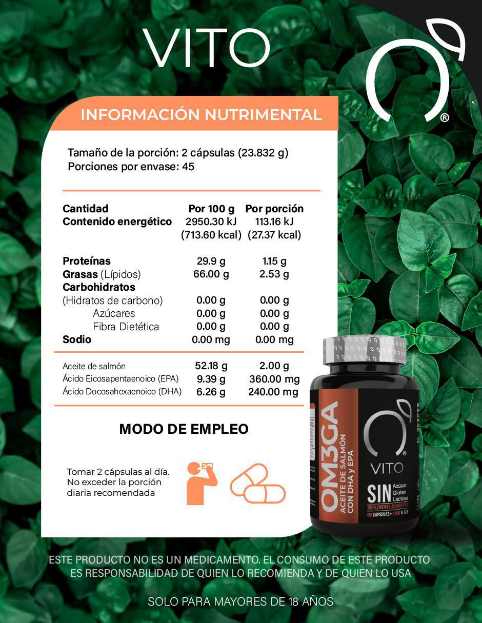 Omega 3 Aceite de Salmón Noruego con aceite de salmón 3