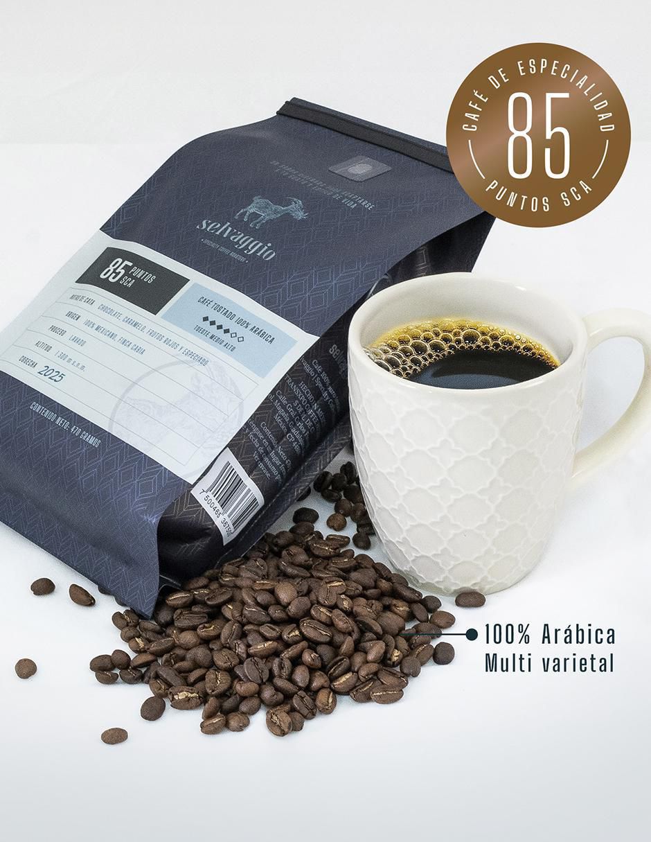 Café espresso de grano sabor especias de México 470 g 8