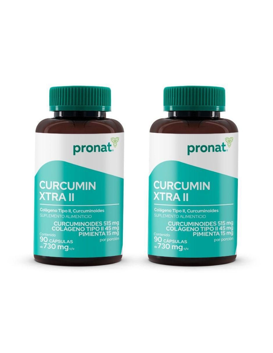 Kit de suplementos alimenticios Curcumin Xtra Colágeno Tipo 2 - Pronat