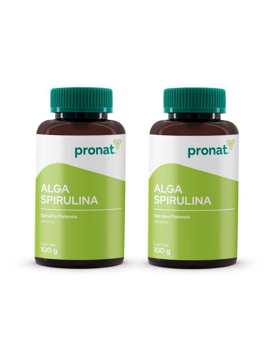 Kit de suplementos alimenticios Alga Spirulina Polvo
