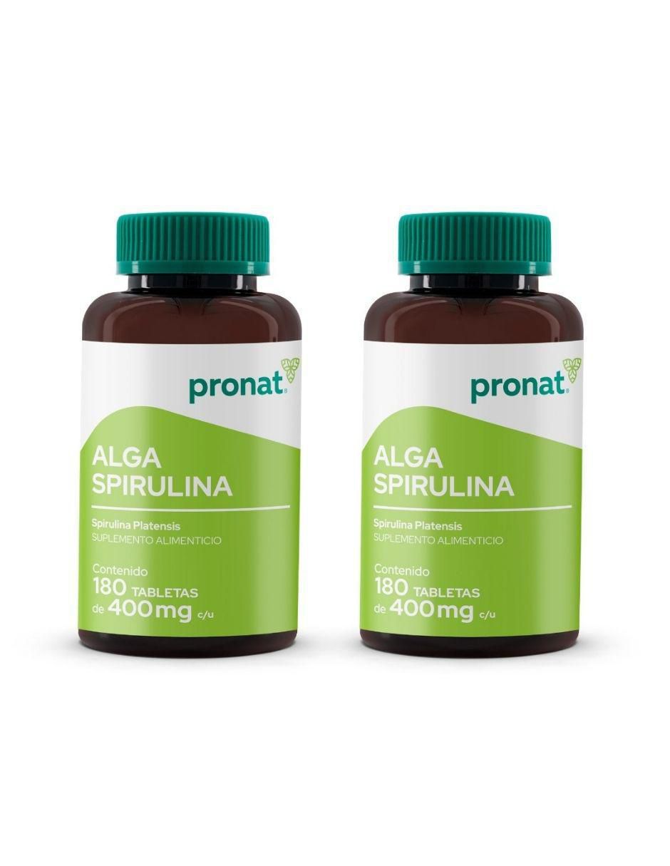 Kit de suplementos alimenticios Alga Spirulina