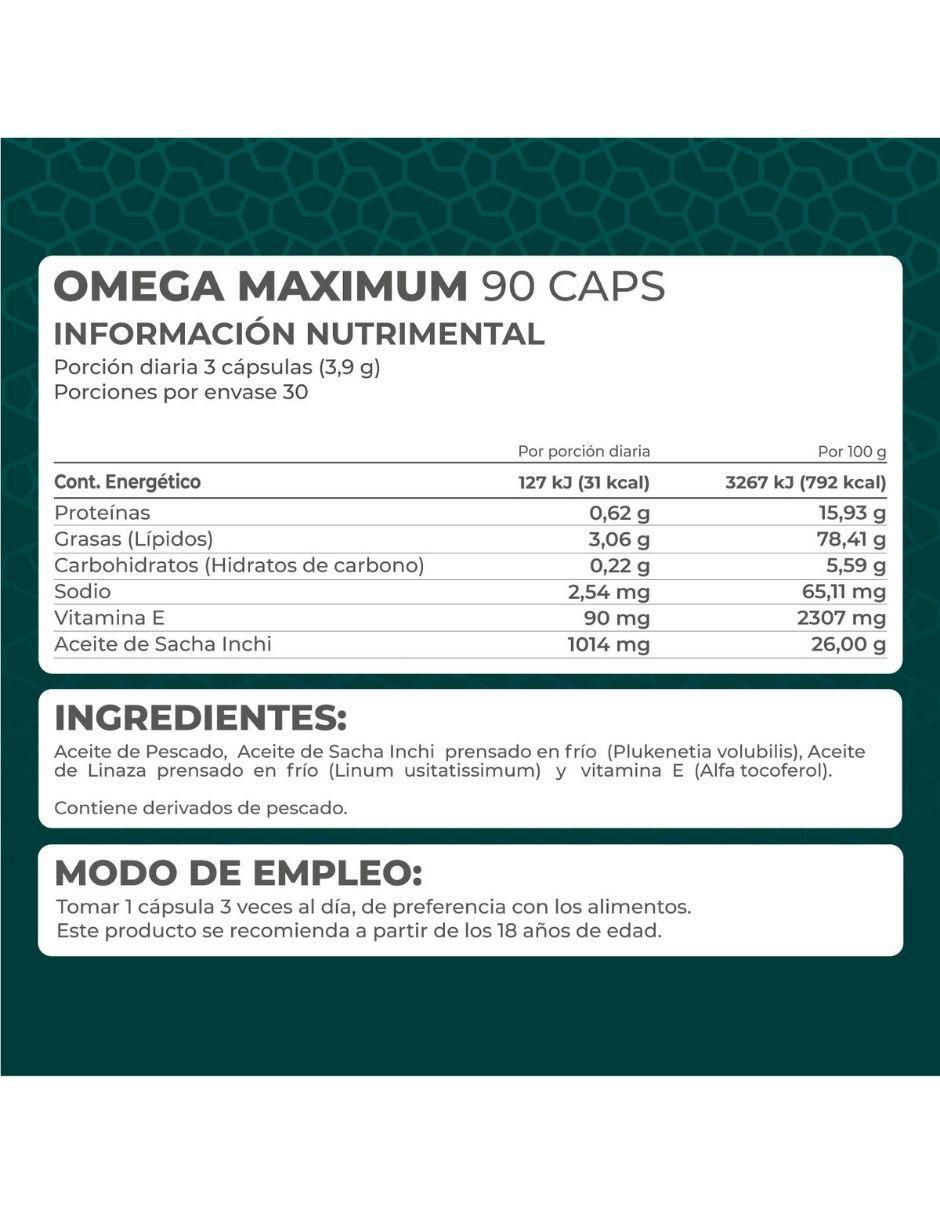 Kit de suplementos alimenticios Omega Maximum 2