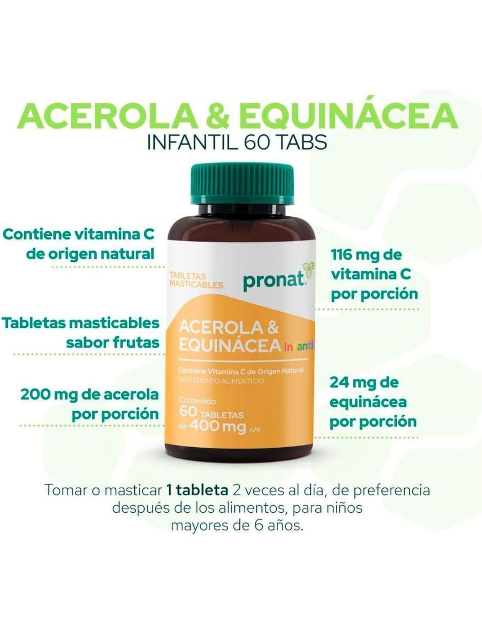 Kit de suplementos alimenticios Acerola & Equinacea Infantil 4
