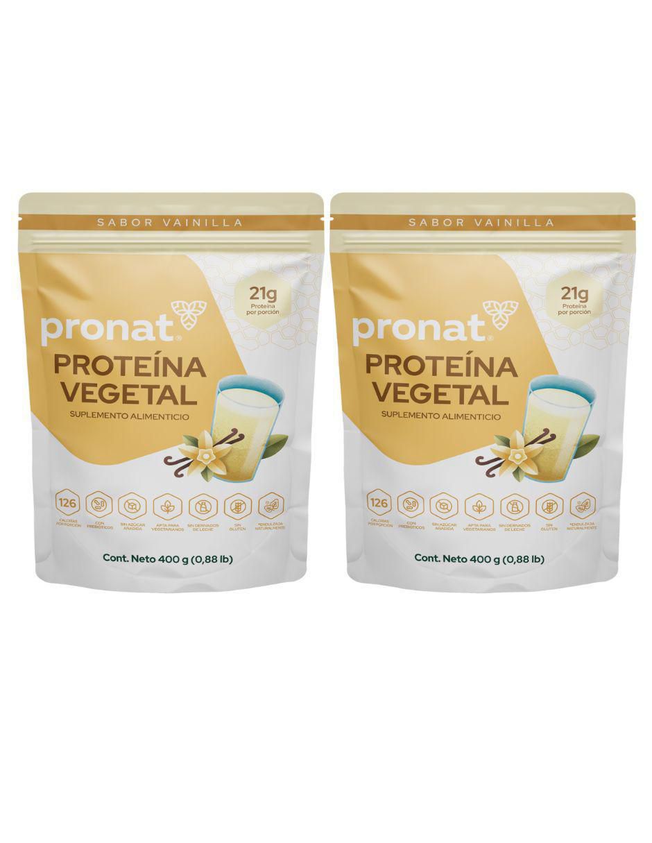 Set de suplementos alimenticios proteína vegetal vainilla Set de suplementos alimenticios proteína vegetal vainilla